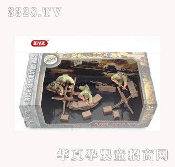 易腾两只军事人配军事工具