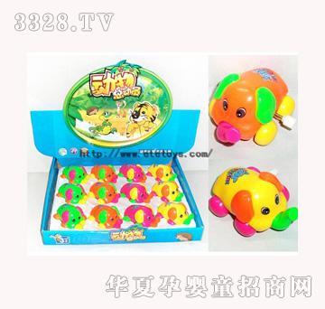 易腾动物总动员淘气上链摇摆QQ象（12只）