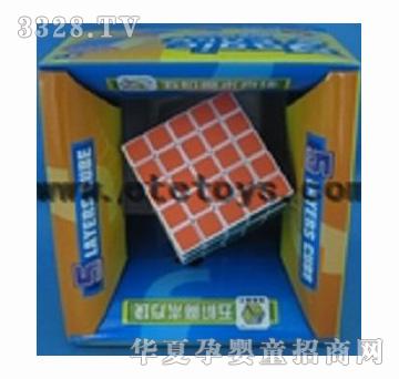 易腾五阶磨沙贴纸魔方