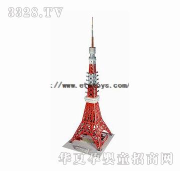易腾3D拼图日本东京电视塔