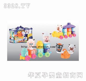 易腾58pcs喜洋洋与灰太狼积木