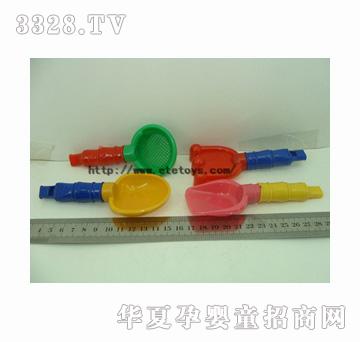 易腾卡通沙滩玩具带哨