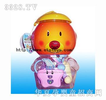 易腾YT372976透明6只装摇铃熊罐