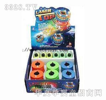 易腾闪光音乐陀螺带红外线6粒