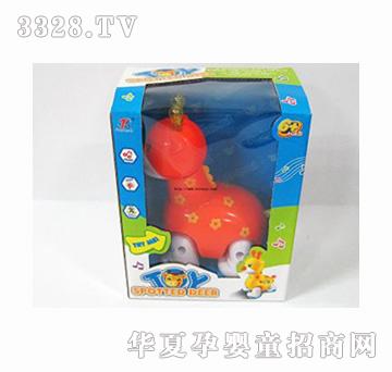 易腾电动音乐灯光卡通长颈鹿