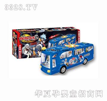 易腾音乐灯光万向滚动帘陀螺（BEYBLADE）巴士