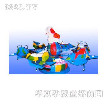 梦洁游乐大象飞机转车