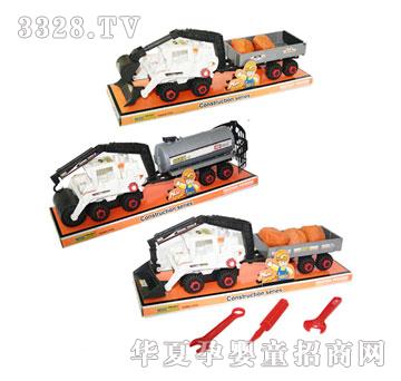 顺晖玩具431C拆装惯性农夫车（拖卡）三款