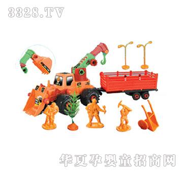 顺晖玩具惯性拆装农夫车