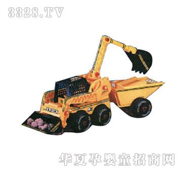 顺晖玩具惯性拆装挖土拖车