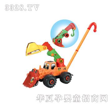 顺晖玩具拆装惯性手推工程车