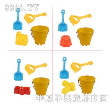 远盛圆型城堡桶沙滩玩具YBE0326A