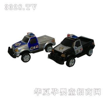 远盛惯性皮卡警车（黑银二色）YFI1213