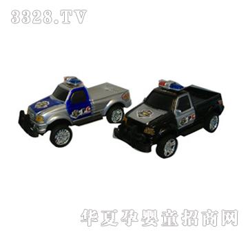 远盛惯性皮卡警车（黑银二色）YFI1212