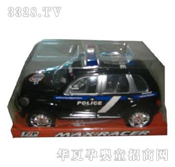远盛惯性旅游警车明窗（红黑二色）YFI1186