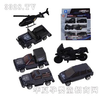 远盛合金警察套车6PCS-YGO0137