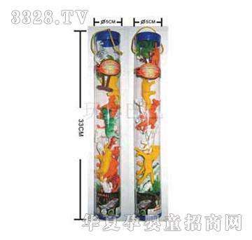 远盛环保软胶动物12只动物二树YAN0291