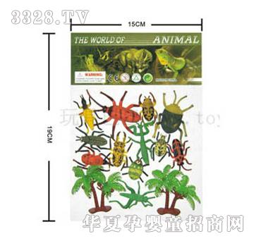 远盛环保软胶昆虫12只昆虫二树YAN0280