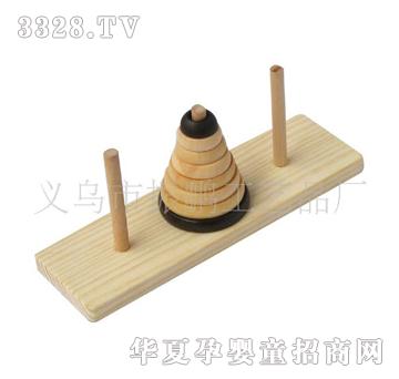 童乐城9841汉诺塔木制玩具