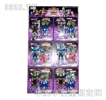 美淇铠甲人+超兽发射器（6只）
