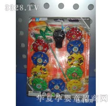 集美10合1实色双向陀螺20082A10