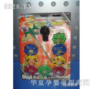 集美8合1实色双向陀螺20082A8