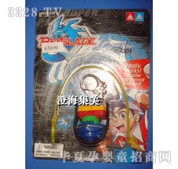 集美T形实色锌合金袖珍陀螺63899