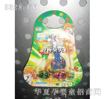 集美2合1六款锌合金电镀面板陀螺带手把