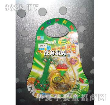 集美动物普通锌合金陀螺带手把