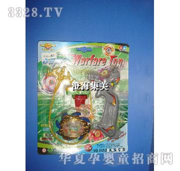 集美保护型灯光锌合金陀螺带手把