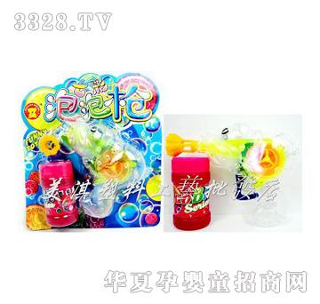 美淇卡通狗惯性泡泡枪带灯光