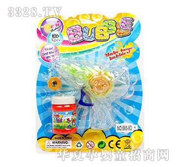 美淇惯性泡泡枪带灯光泡泡水1瓶