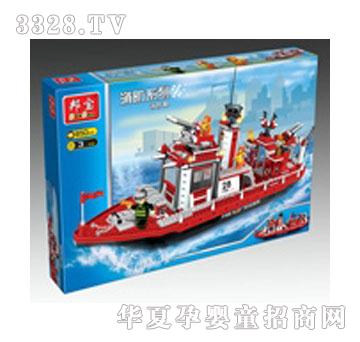 方媛A8309-消防舰-益智玩具