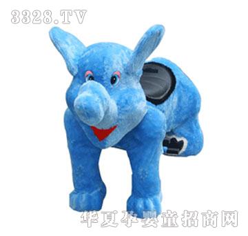 笑哈哈蓝色驴电动玩具
