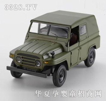 升辉玩具军用带蓬吉普车