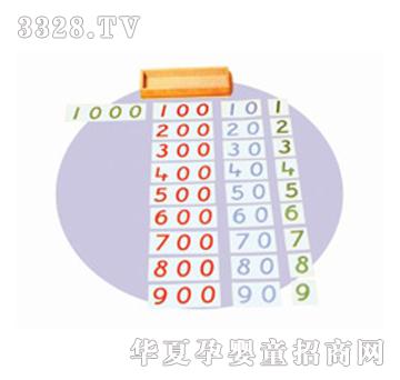 蓝海豚儿童模型教具数字与卡片
