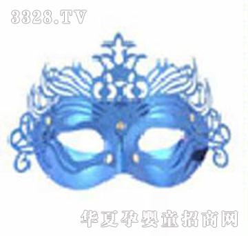 伊方金粉花边面具