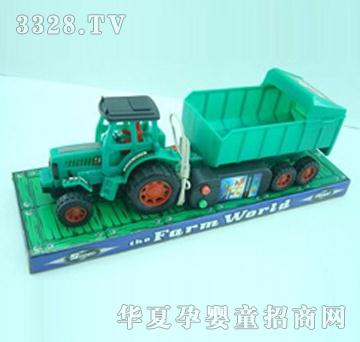 线控绿色农夫车