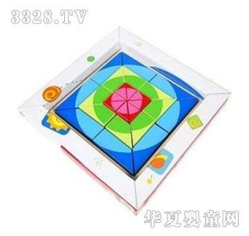 方方圆圆立体拼图积木