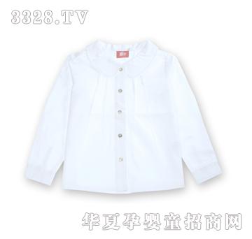 风镜小鸭时尚休闲白色衬衣00310A-2