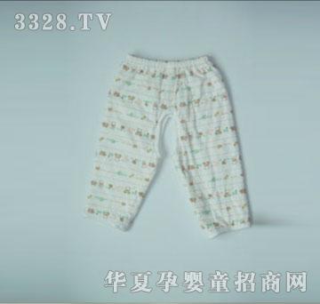 天使娃娃超保暖铺棉松紧开裆裤1662