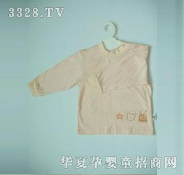 天使娃娃双面布素色肩开中领衫1097