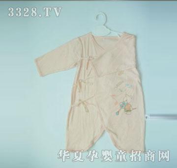 天使娃娃双面布素色合同哈衣1090