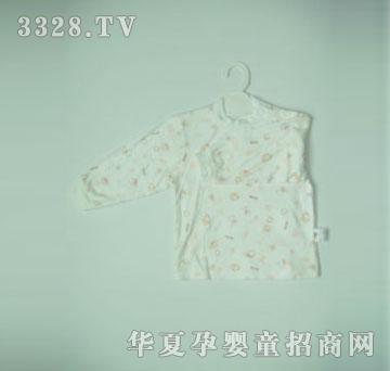 天使娃娃双面印花肩开中领衫1055
