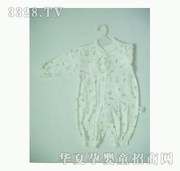 天使娃娃双面印花开胸哈衣1049