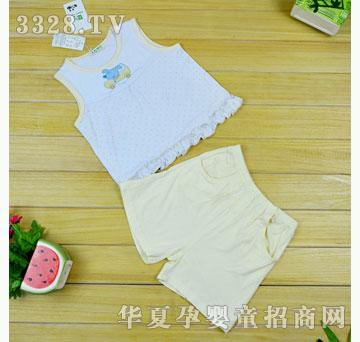 幸运啦啦夏季背心女童装