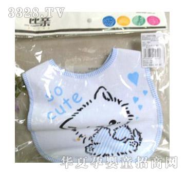 比亲卡通猫防水围嘴BQ-7030