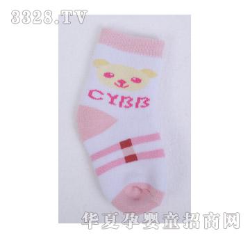 婴姿美小熊毛巾袜A9244