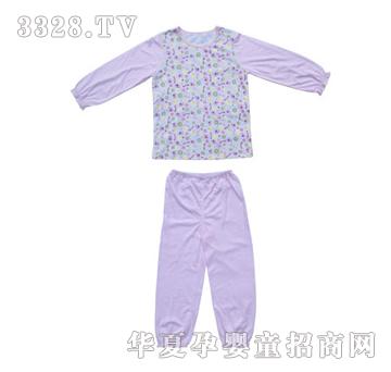 宝马波尼兔子花园肩开长袖套装