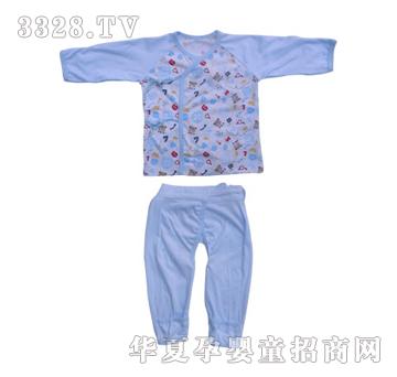 宝马波尼快乐小贝系带和服套装开裆